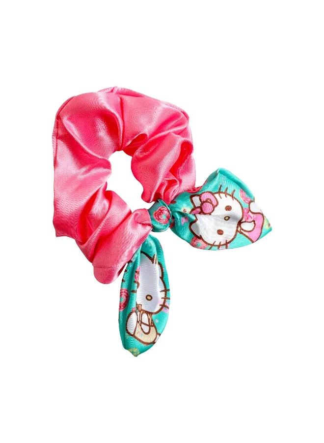 Sanrio  Sanrio Hello Kitty Two Colorway Scrunchy With Print for Women | Best Price UAE